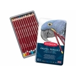 Pastellpliiatsid 12tk Pastel Pencils metallkarp 