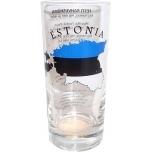 SININE, MUST,VALGE JA HÜMNIGA joogiklaas