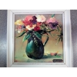 Lilled vaasis 20+20,valge raam