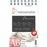 Visandiplokk DESSIN 150 gr A6 25 lehte spiraal ,Valge