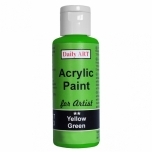 Akrüülvärv Artist Yellow Green 50ml Daily Art