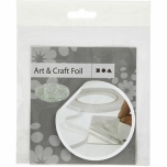 Art and Craft Foolium 10x10 cm 30 lehte Hõbehologramm