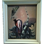 Jüri Ristna õlimaal,Abstraktne Lill 1993.a