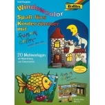 Värviraamat Folia Windows Art klaasivärvidele A4 10lehte(sinine)