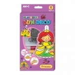 Klaasivärvid Amos 6 värvi ja 6 vitraažialust Printsess