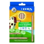 Värvipliiats Lyra Color Giants Nature 12tk