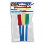 Svammpintslid väikesed 3tk 