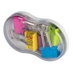 Paberiklambrid 920, värvilised, 5 tk plastkarbis 1374