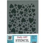 Šabloonid Südamed erinevad  15*21cm  A5 