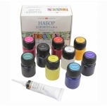 Klaasivärvide komplekt Decola Trasparent 9tk 20ml ,must kontuur