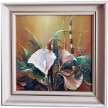 Abstrakne lill 35*35cm Jüri Ristna