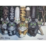 Jaan Männik The Gang Röövkassid 76*56 2019.a