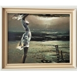 Jüri Ristna õlimaal  Naine ranna 2001