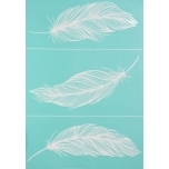 Siiditrüki šabloon Pentart Suled 205x295mm