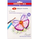 Akvarellpliiatsite komplekt Sonet 36tk+ pintsel