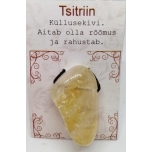 Tsitriin suurem auguga kivi ÕNN JA KÜLLUS