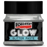 Pimedas helendav Hõbedane pasta Pentart, 50ml