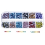 Kristallkivid Hotfix-kuumutatavad 2004 tk eraldi karbis