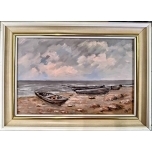 Õlimaal.Paadid Peipsi rannal.Enno Allik