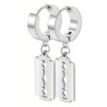 Kõrvarõngad žiletiterad Hõbedased