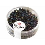 Pärlid 2,6mm 01 Opak Gelüstert Must 17gr