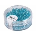 Pärlid 2,6mm 07 Türkiis helesinine läbipaistev 17gr