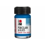 Portselani-ja klaasivärv Marabu Gentian Glossy 057 15ml