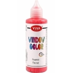 Teisaldatav klaasivärv Fire red 90ml Viva Decor