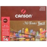 Pastelli plokk LIIVA MiTeintes Touch Canson 24x32cm 350g 12 lehte(Profi)