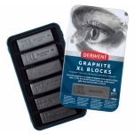 Grafiitpulk Derwent Graphite XL 6tk metallkarbis
