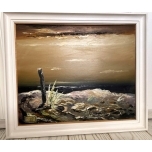 Merikapsas Jüri Ristna 42x59cm  1989