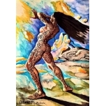 Blast.42*30 Jaan Männik akrüülmaal akrüülipaberi