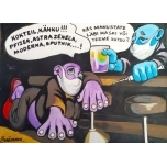 Kokteil 42*30 Akrüülmaal.Originaal Jaan Männik