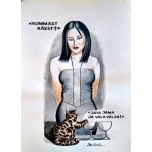 Kummast käest 42*30 Akrüülmaal Jaan Männik