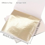 Kullatislehed väiksed Antiik Kuld 9*9cm 100tk pakis 