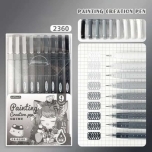 Ülipeen geelpliiats Hallid toonid 9tk Moka 