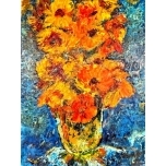 Õlimaal Vincent lilled Svetlana Markina 32*43CM