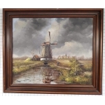 Veski.Õlimaal.74 x 64 cm