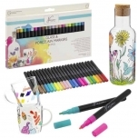 Portselani ja klaasi markerid 24tk Nassau