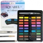 Akvarellikomplekt Nassau Fine Art, 36 värvi, metallkarbis