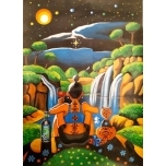 Idüll.42*30 Jaan Männik akrüülmaal