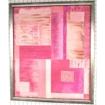 Roosa.Akrüülmaal lõuendil.