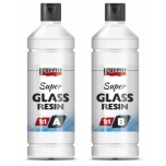 Epoksiidvaik Pentart Super Glass Resin 500ml (250+250ml)