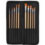 Pintslikomplekt tekstiilpinalis suur 10tk Artist