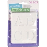 Tähešabloonid 26tk Alphabet