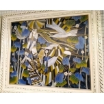 Idamaine maal.Lõuendil