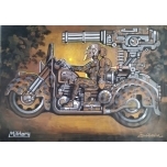 Military.Jaan Männik akrüülmaal 42*30cm