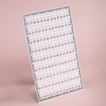 Näovärvi kristllid väikesed Roosa-valge