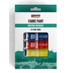 Tekstiilvärvide komplekt 6*16ml tuubid Pentart