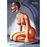 Nihe.Akrüülmaal lõuend papil. 30*21cm